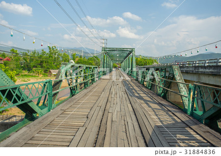 Memorial Bridge in Pai, Thailand Memorial Bridge in Pai, Thailand 31884836