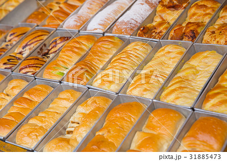 fresh buns for sale from the oven. Baking bread fresh buns for sale from the oven. Baking bread 31885473