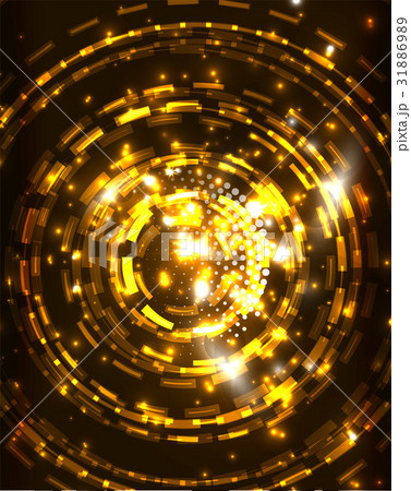 Neon circles abstract background Neon circles abstract background 31886989