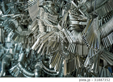 Many Key chain bunches, Selective focus  31887352