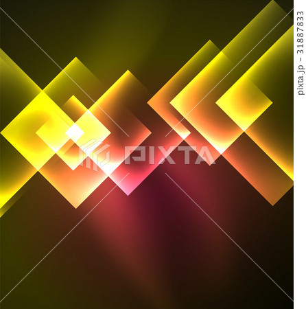 Dark background design with squares and shiny 31887833