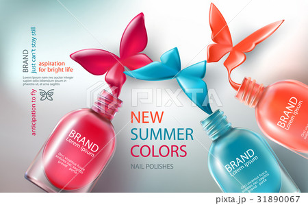 Vector illustration collection of colored open Vector illustration collection of colored open 31890067