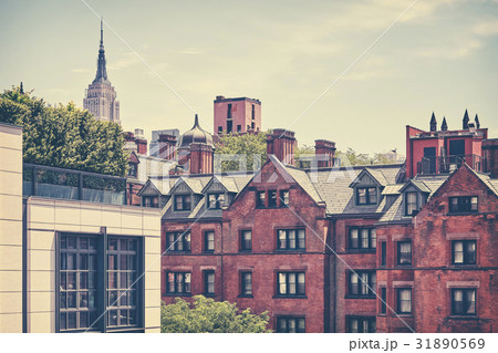 Retro toned picture of New York City Midtown, USA 31890569