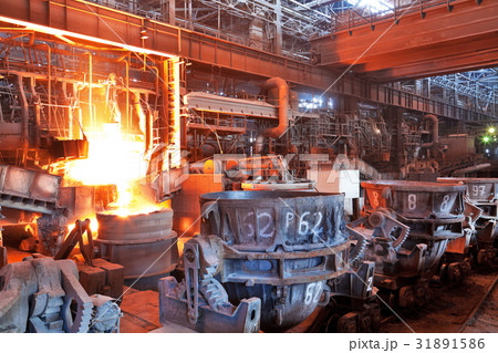 Open-hearth workshop of metallurgical plant 31891586