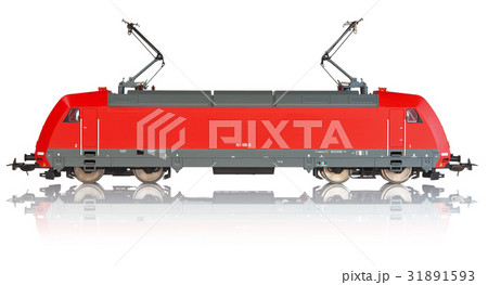 Miniature model of electric locomotive 31891593
