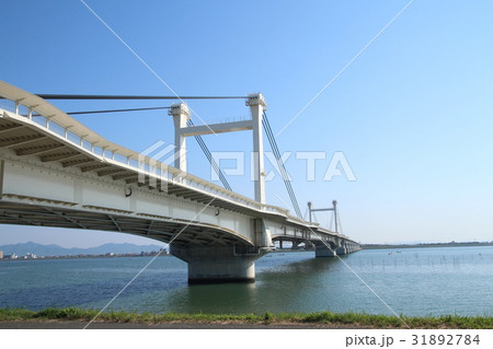 阿波しらさぎ大橋の写真素材