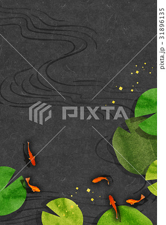 金魚【和風背景・シリーズ】 31896135