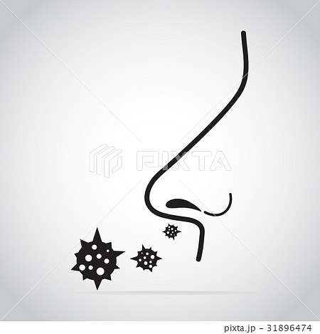 Breathing, Inhale and virus icon breathing concept Breathing, Inhale and virus icon breathing concept 31896474