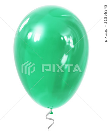 Green inflatable air balloon 31896548