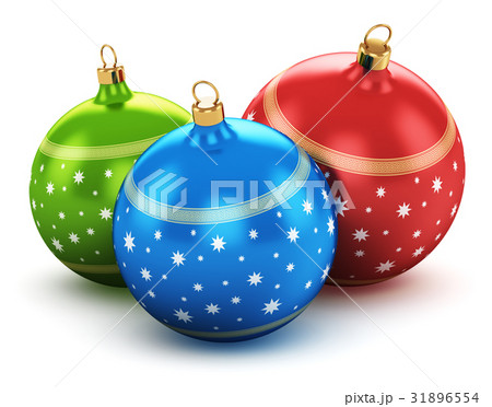 Color Christmas balls 31896554