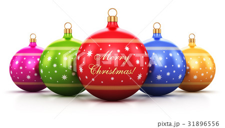 Color Christmas balls 31896556