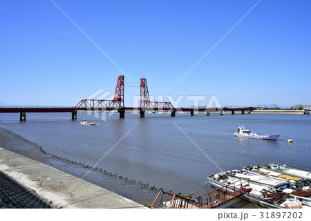 筑後川昇開橋 快晴 筑後川昇開橋 快晴 31897202