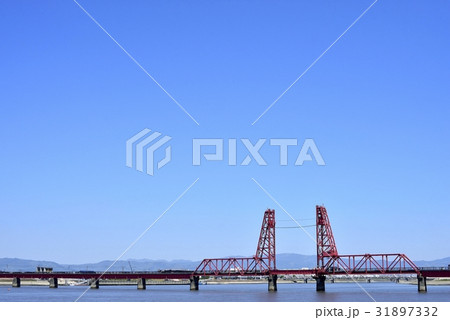 筑後川昇開橋　快晴 31897332