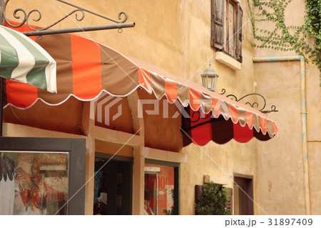 awning front store  building. 31897409