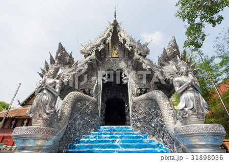 Silver chapel in SRISUPHAN TEMPLE, Thailand 31898036