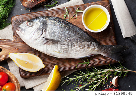 Raw fish cooking ingredients Raw fish cooking ingredients 31899549