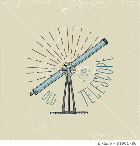 Binocular logo emblem or label astronomical Binocular logo emblem or label astronomical 31901786