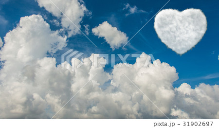 Romantic concept with clouds on sky 31902697