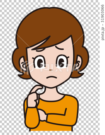 思い悩む女性 31903066