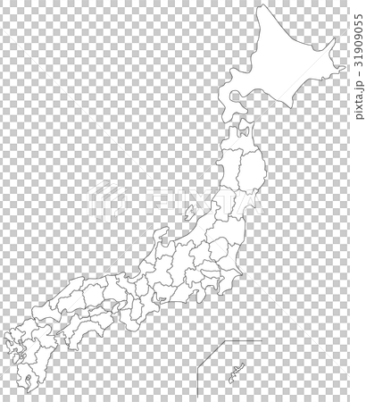 Japanese background map - Stock Illustration [31909055] - PIXTA