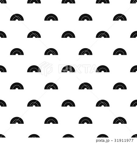 Round turning road pattern vector 31911977