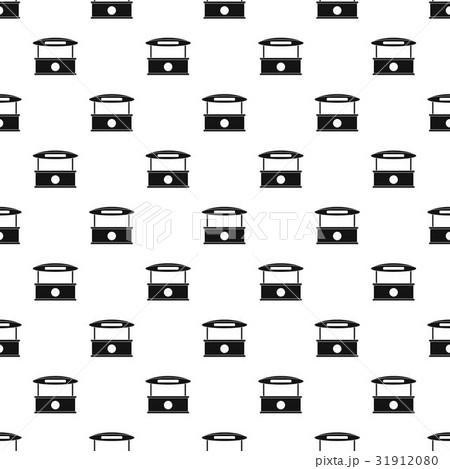Shopping counter with tent pattern vector 31912080
