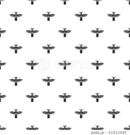 Traditional religious totem pole pattern vector Traditional religious totem pole pattern vector 31912095