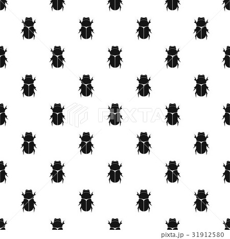 Chafer beetle pattern vector 31912580