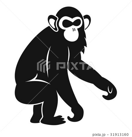 Macaque icon, simple style Macaque icon, simple style 31913160