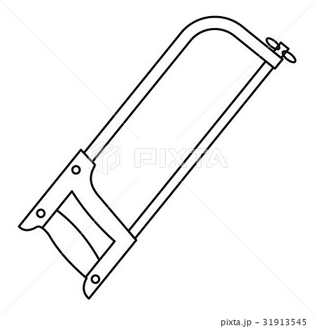 Hacksaw icon, outline style Hacksaw icon, outline style 31913545