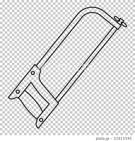 Hacksaw icon, outline style Hacksaw icon, outline style 31913545