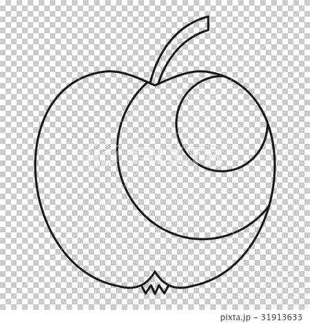 Apple icon, outline style 31913633