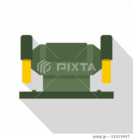 Metalworking machine icon, flat style 31913647