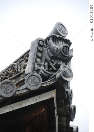 鬼瓦（仁和寺／京都市右京区御室） 31915204