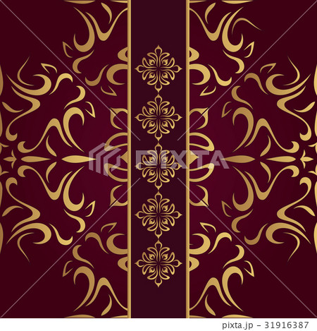Luxury ornamental design background in goldencolor Luxury ornamental design background in goldencolor 31916387