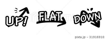 UP　FLAT　DOWN  31916910