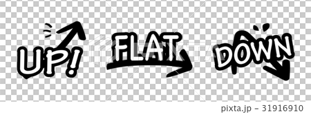 UP　FLAT　DOWN  31916910