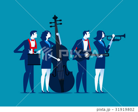 The Band. Business team relax. The Band. Business team relax. 31919802