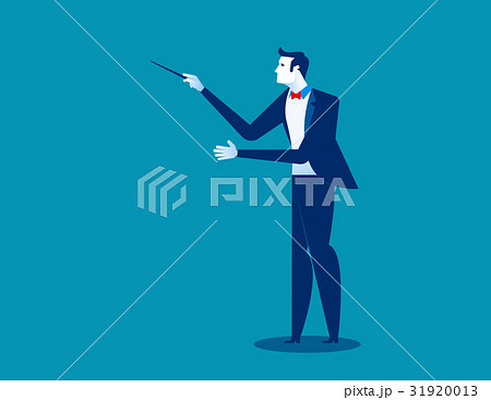 Orchestra conductor. Concept conductor 31920013