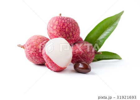 fresh organic lychee fruit isolated fresh organic lychee fruit isolated 31921693