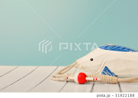 summer background. Figure of a fish from a tree on 31922188