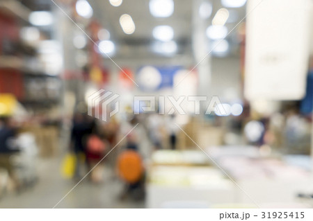 Blurred image of big retail store Blurred image of big retail store 31925415