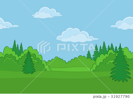 Landscape, Summer Forest, Seamless Landscape, Summer Forest, Seamless 31927790