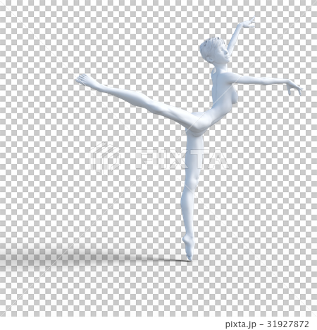 人体模型 女性 ホワイトフルヌード perming3DCG イラスト素材 人体模型 女性 ホワイトフルヌード perming3DCG イラスト素材 31927872
