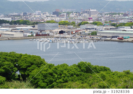雑賀崎から見た和歌山市の街並 31928336