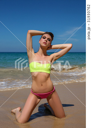 Sexy beautiful young woman in bikini  31930762