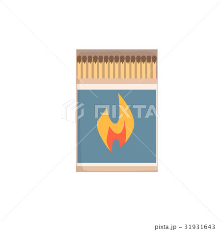 Open matchbox with matches vector Illustration 31931643