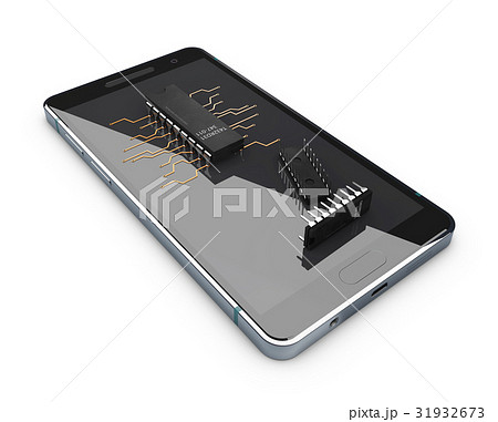 Transistors on the phone screen 31932673