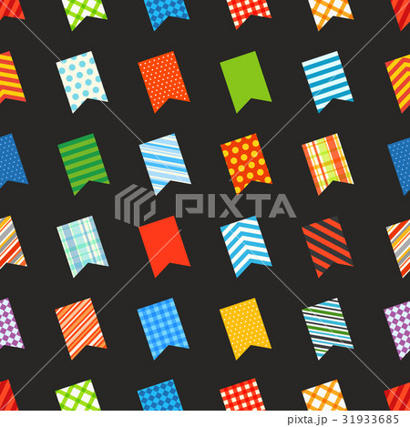 Different color flags seamless pattern 31933685