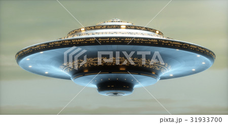 UFO Alien Spaceship / Clipping Path Included 31933700